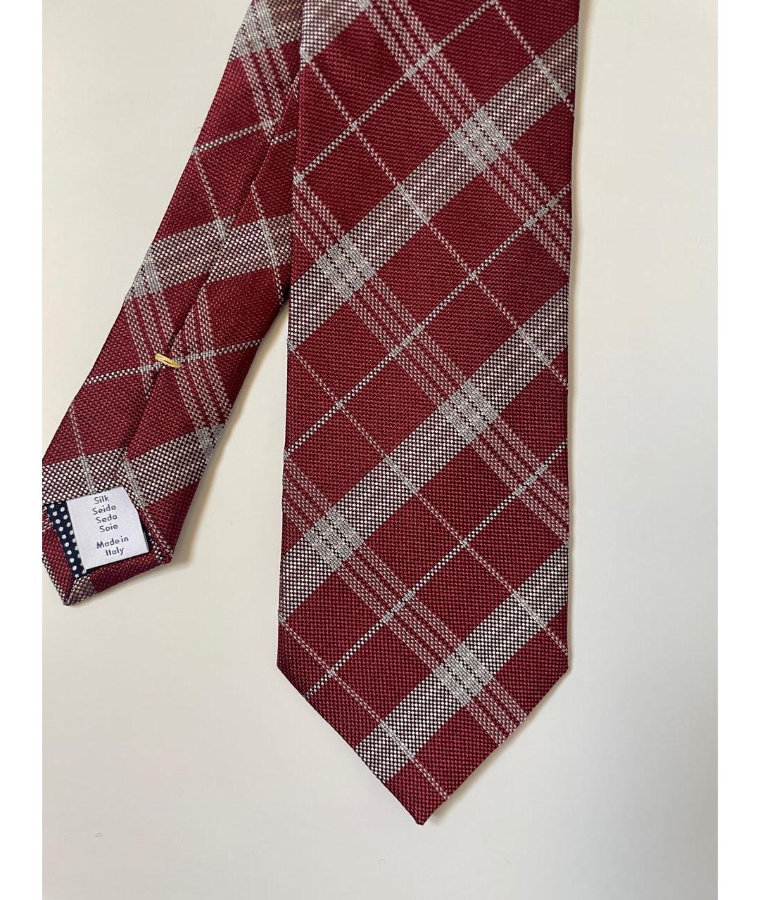 ETON Бордовый шелковый галстук, фото 2