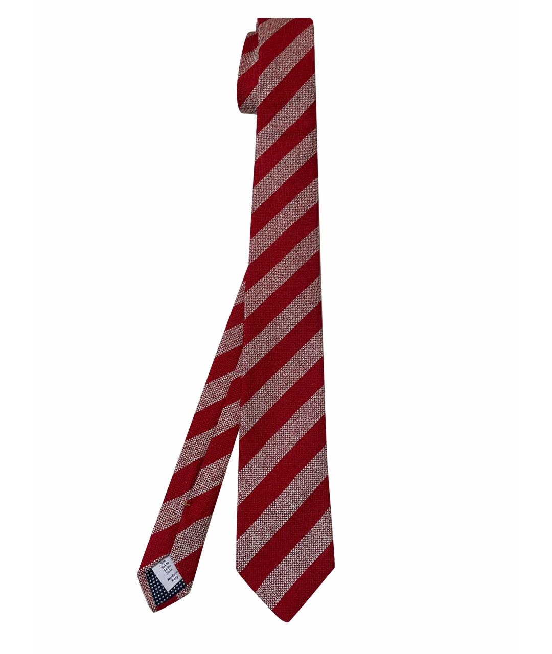 ETON Бордовый шелковый галстук, фото 1