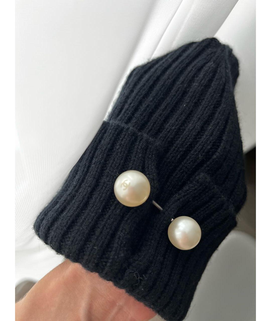 CHANEL Черная кашемировая шапка, фото 3