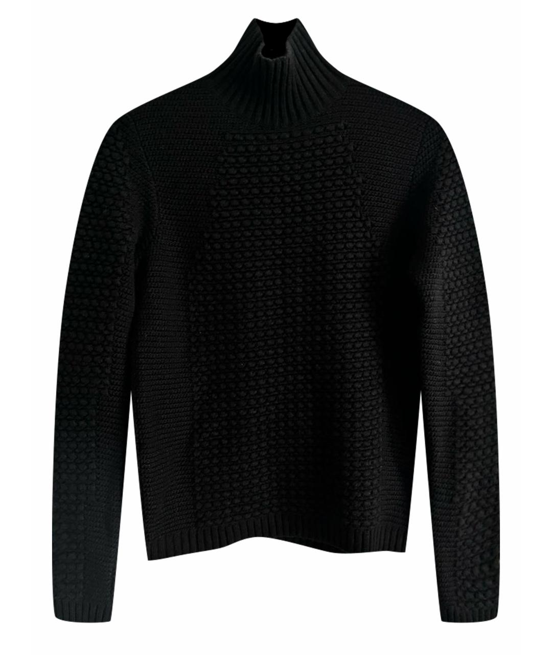 CHRISTIAN DIOR Черный кашемировый джемпер / свитер, фото 1