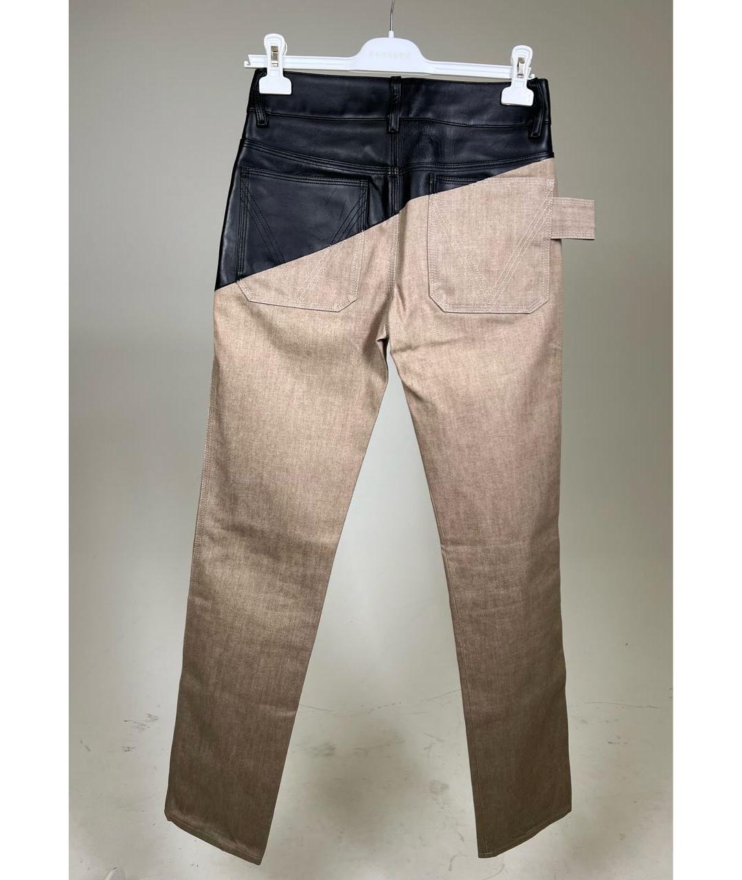 BOTTEGA VENETA Коричневые прямые джинсы, фото 2