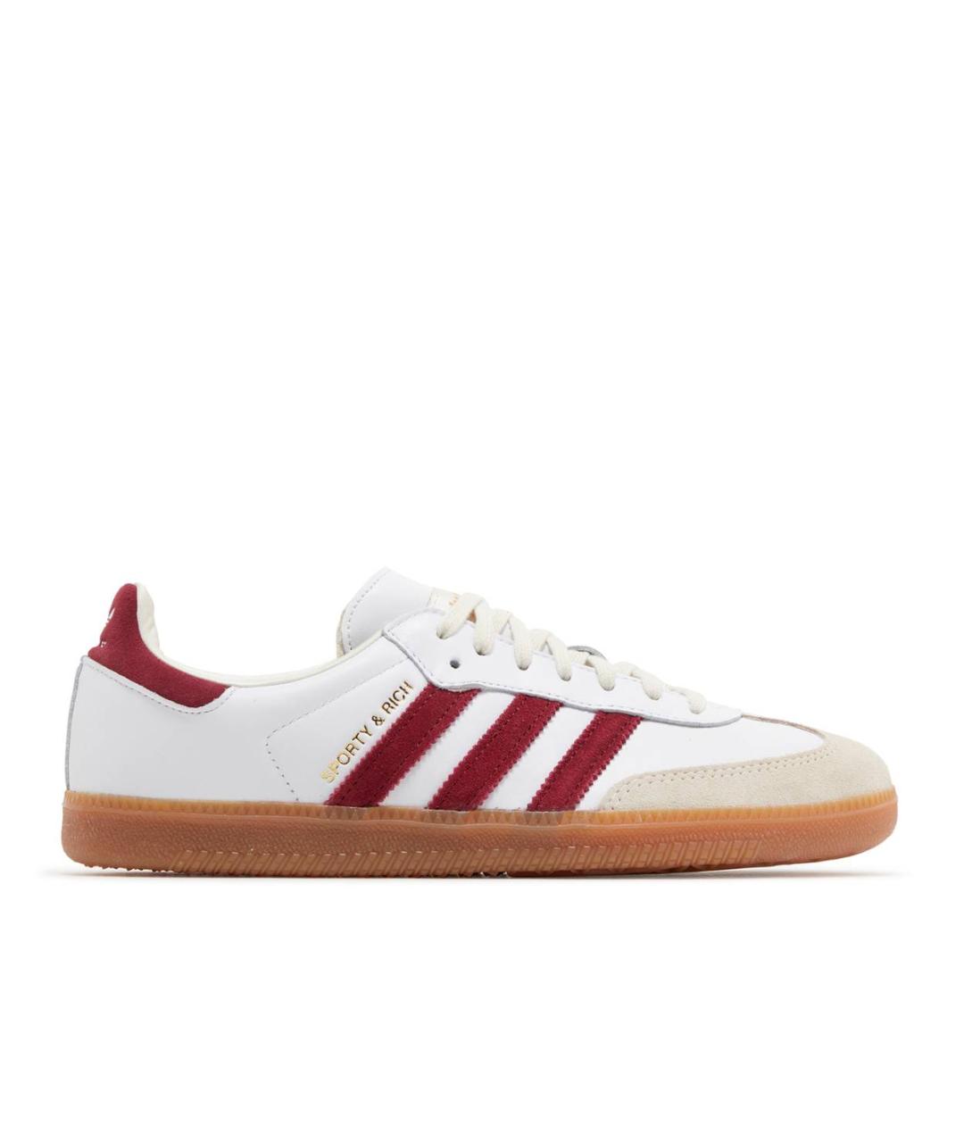 ADIDAS Белые кожаные кроссовки, фото 1