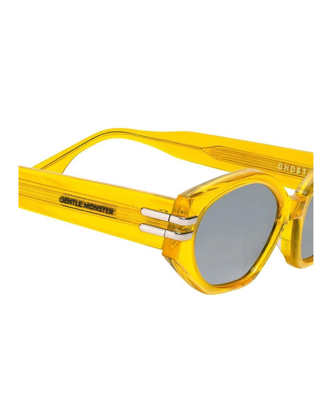GENTLE MONSTER Желтые пластиковые солнцезащитные очки, фото 2
