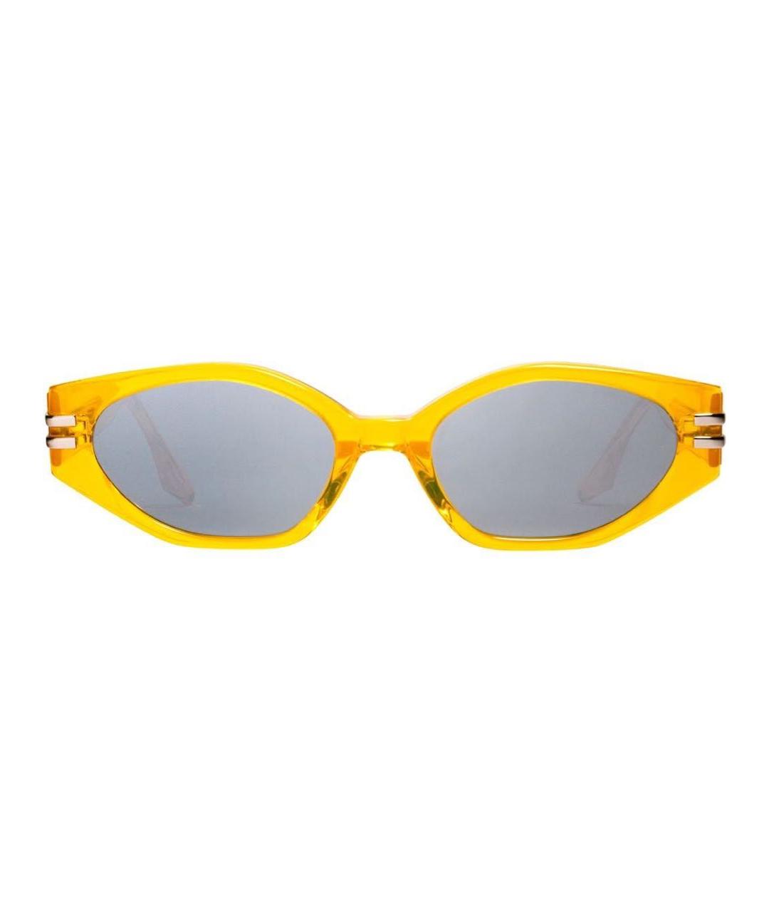 GENTLE MONSTER Желтые пластиковые солнцезащитные очки, фото 3