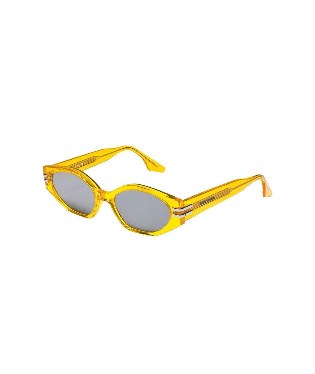 GENTLE MONSTER Желтые пластиковые солнцезащитные очки, фото 9