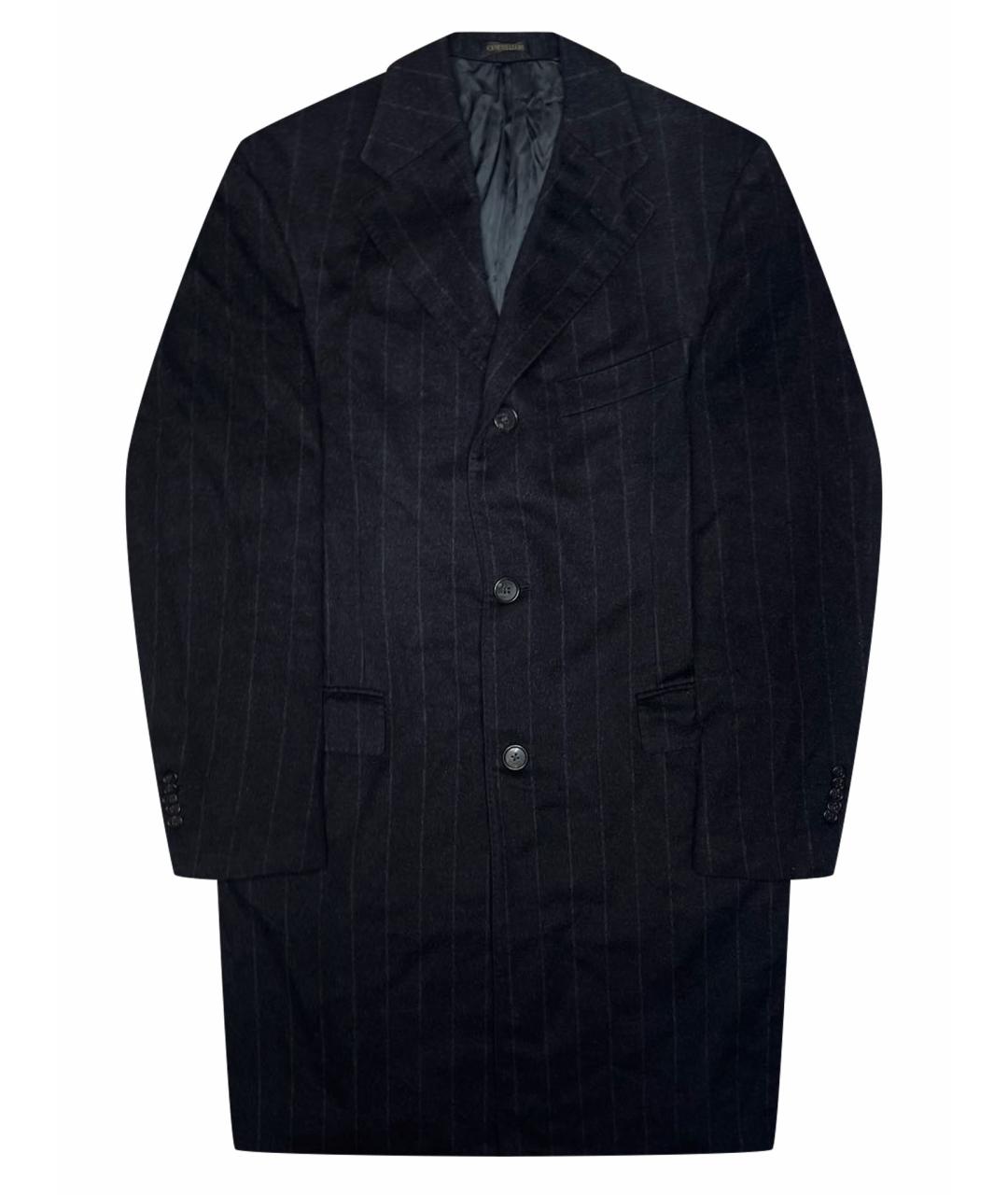 CORNELIANI Черное пальто, фото 1