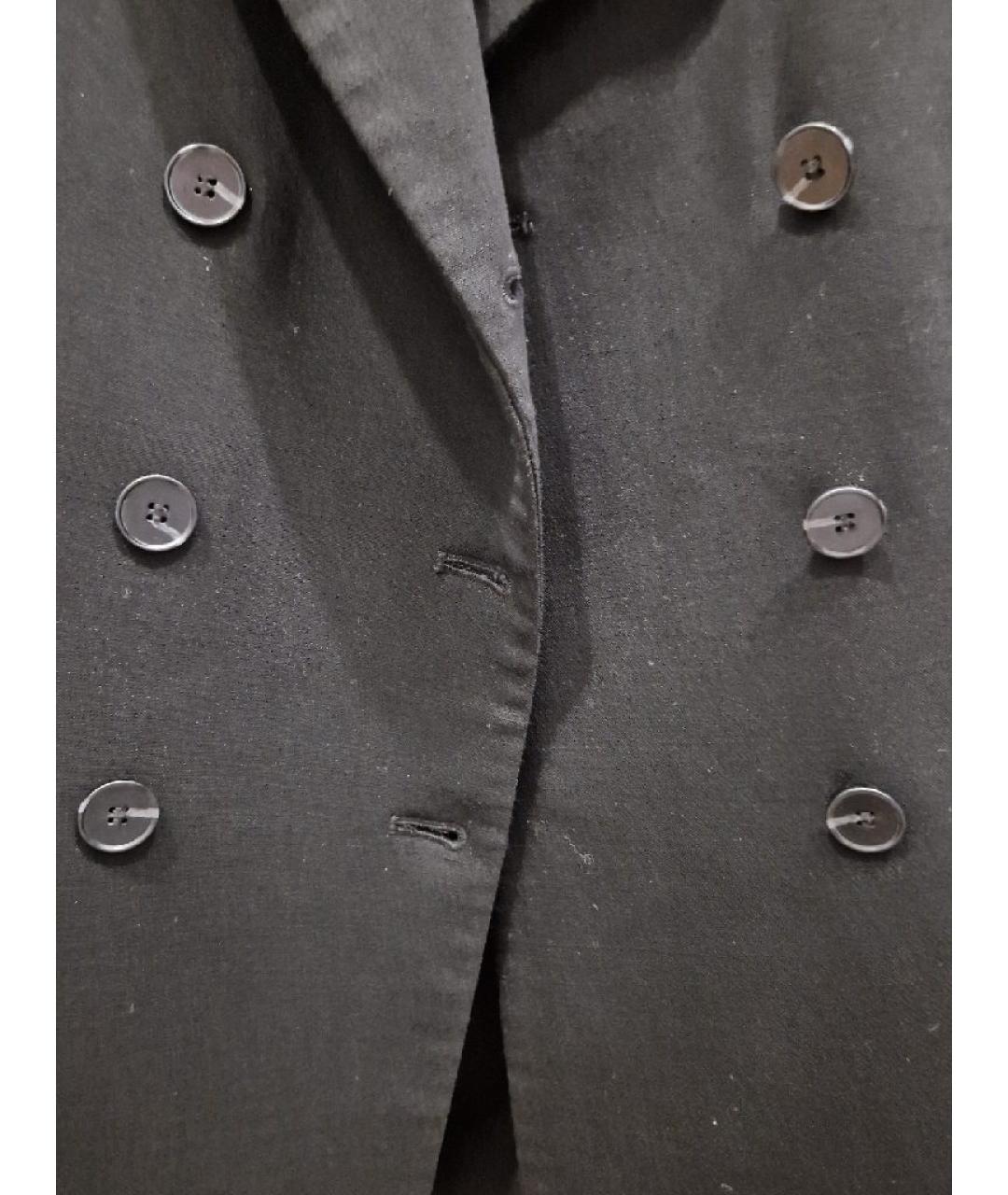 12 STOREEZ Черный шерстяной жакет/пиджак, фото 4