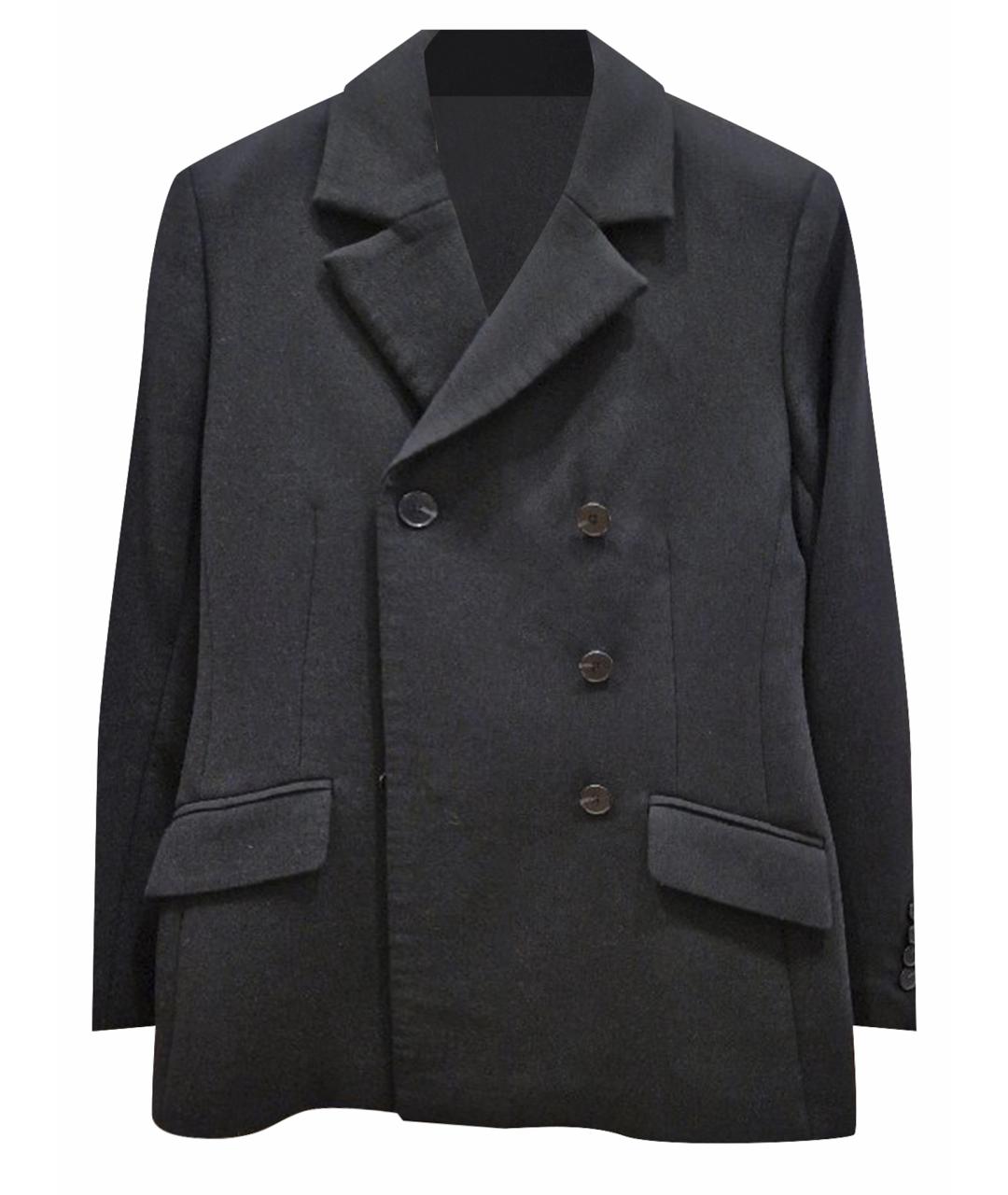 12 STOREEZ Черный шерстяной жакет/пиджак, фото 1