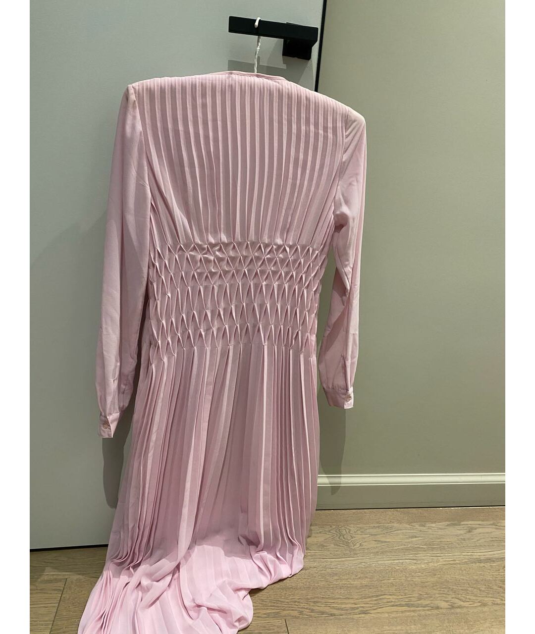 MAJE Розовое полиэстеровое повседневное платье, фото 3
