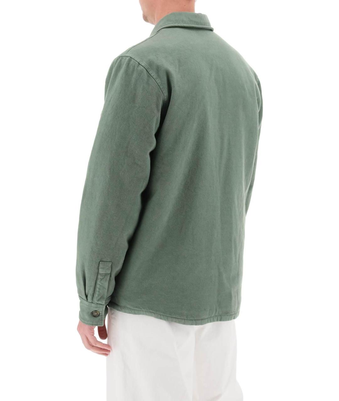 A.P.C. Зеленая хлопковая куртка, фото 5