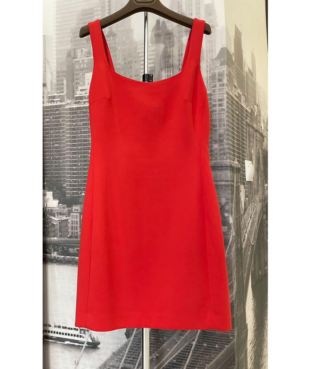 ARMANI EXCHANGE Красное вискозное платье, фото 9