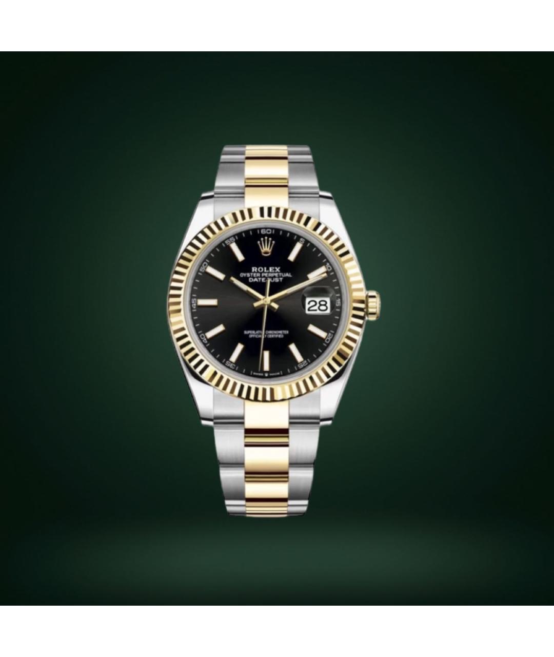 ROLEX Черные часы, фото 4