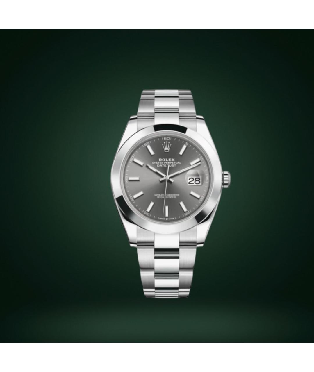 ROLEX Серые часы, фото 5