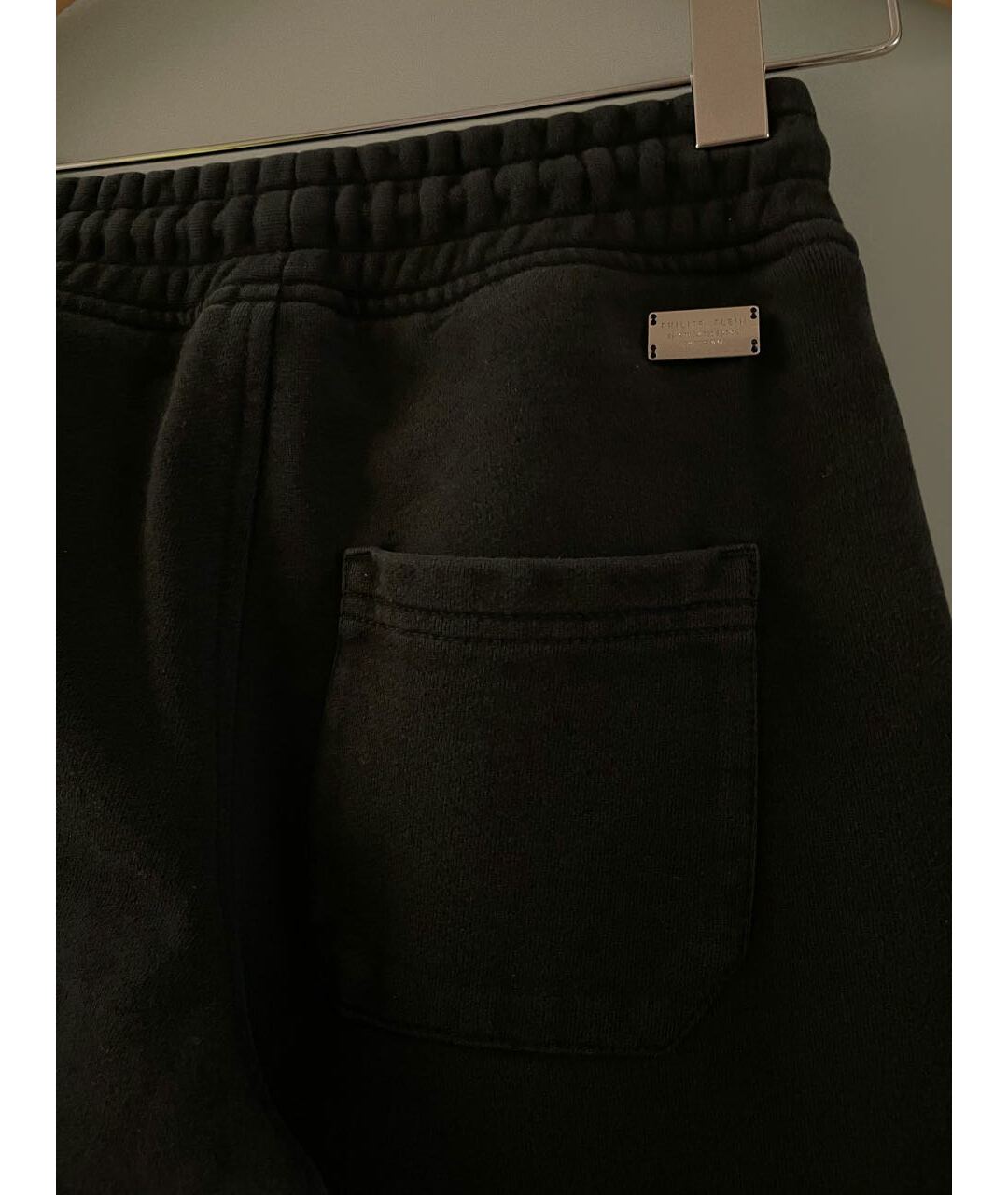 PHILIPP PLEIN Черные хлопковые повседневные брюки, фото 5