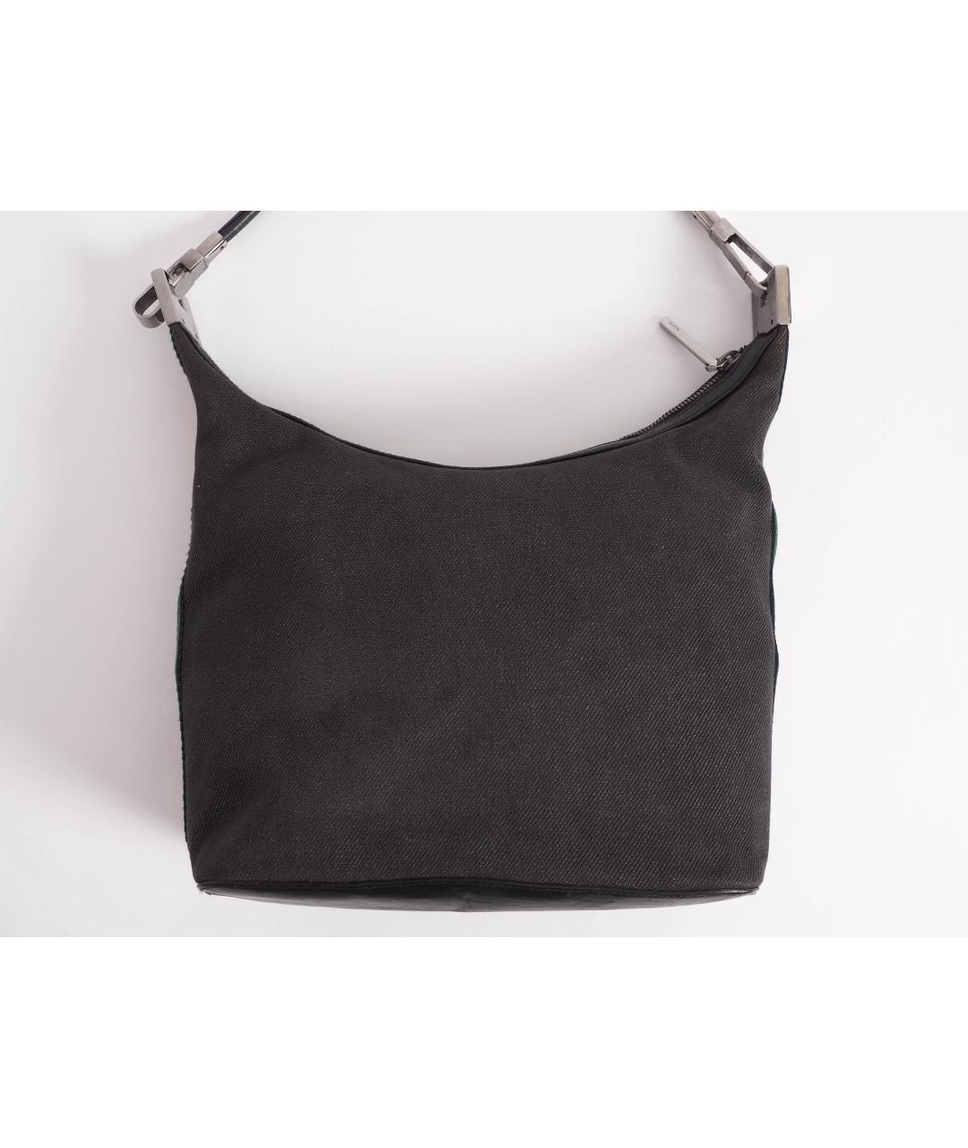 GUCCI Серая деним сумка тоут, фото 4