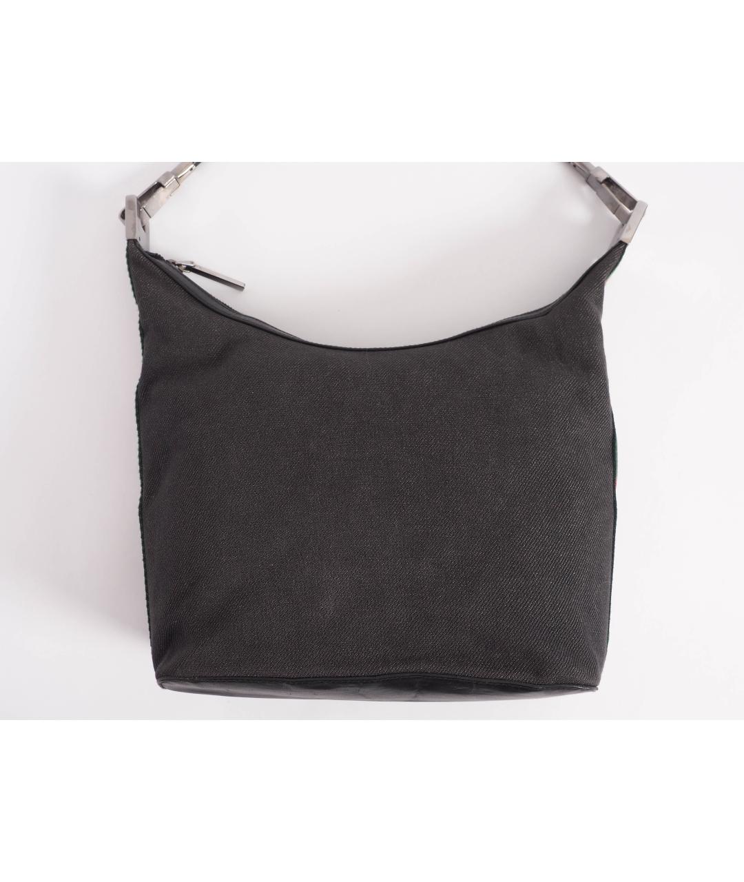 GUCCI Серая деним сумка тоут, фото 5