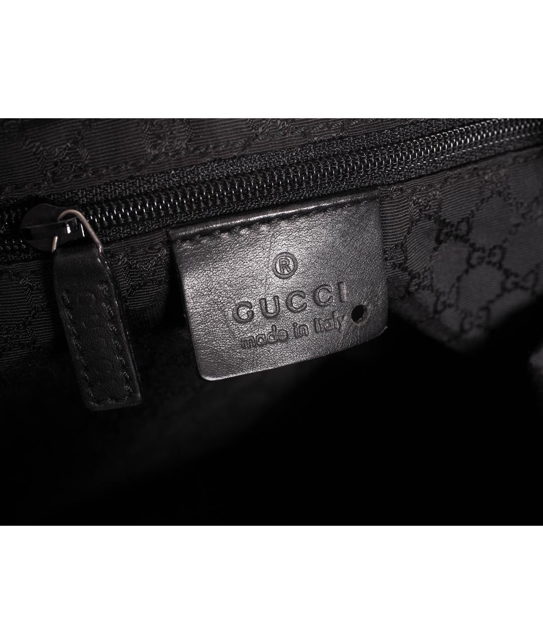 GUCCI Серая деним сумка тоут, фото 9