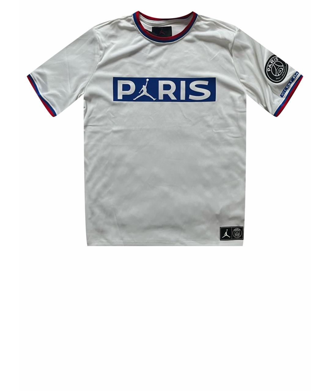 JORDAN Белая синтетическая футболка, фото 1