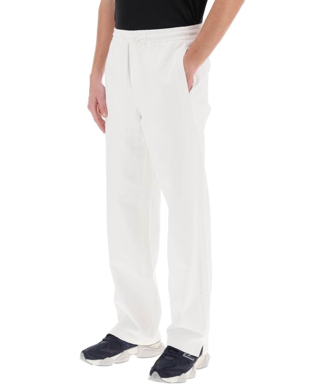 A.P.C. Белые хлопковые прямые джинсы, фото 6