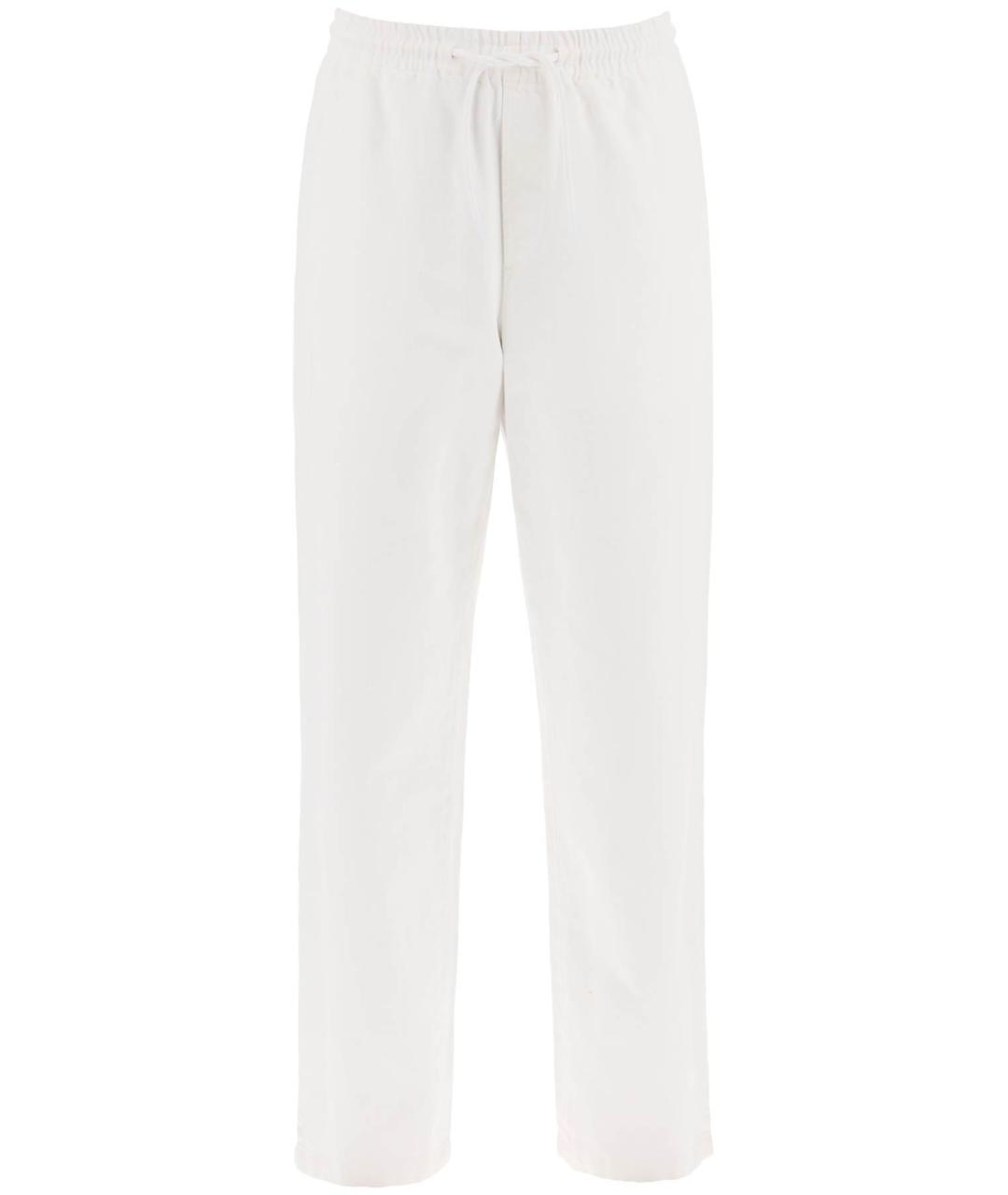 A.P.C. Белые хлопковые прямые джинсы, фото 1