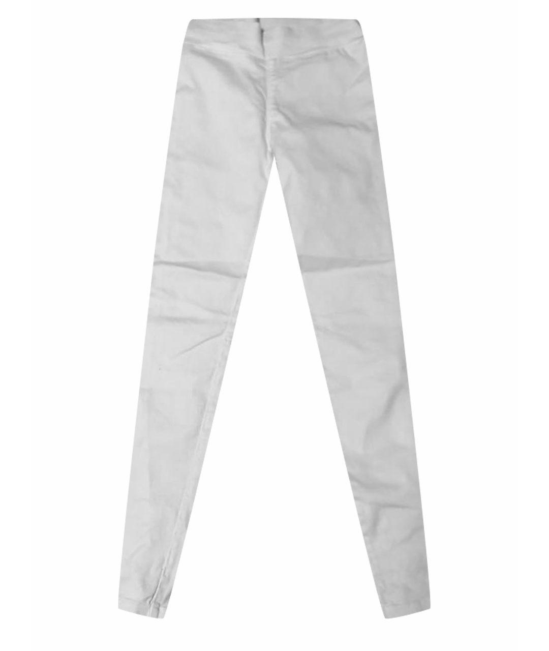 ERMANNO SCERVINO Белые хлопко-эластановые брюки узкие, фото 1