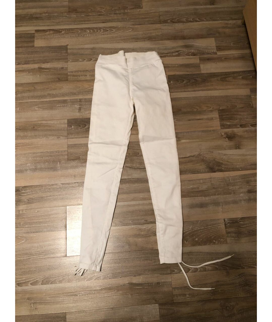 ERMANNO SCERVINO Белые хлопко-эластановые брюки узкие, фото 5