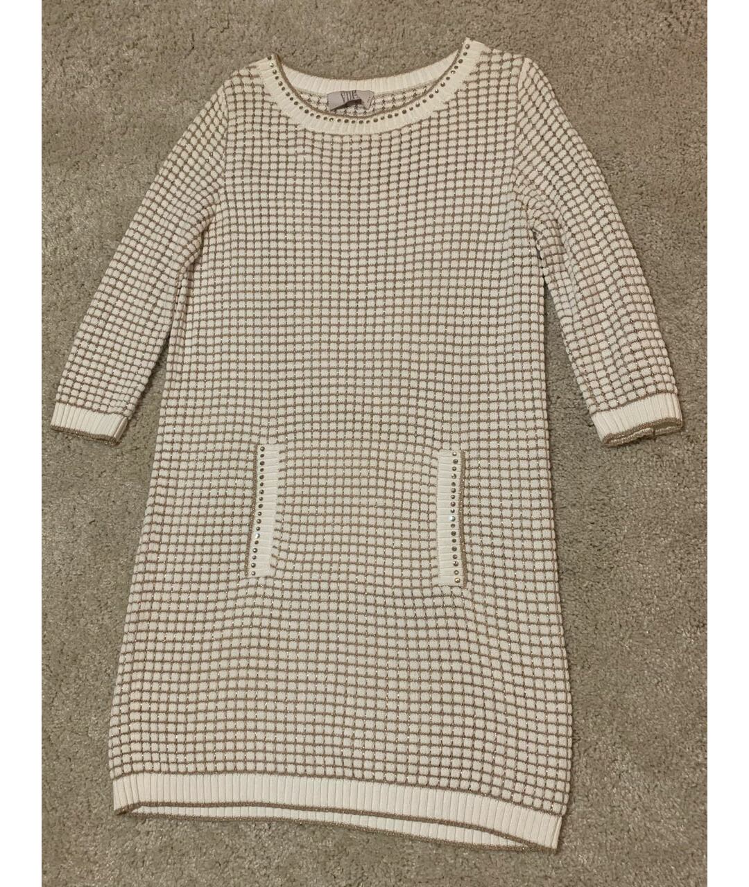 VDP Белый хлопковый джемпер / свитер, фото 5