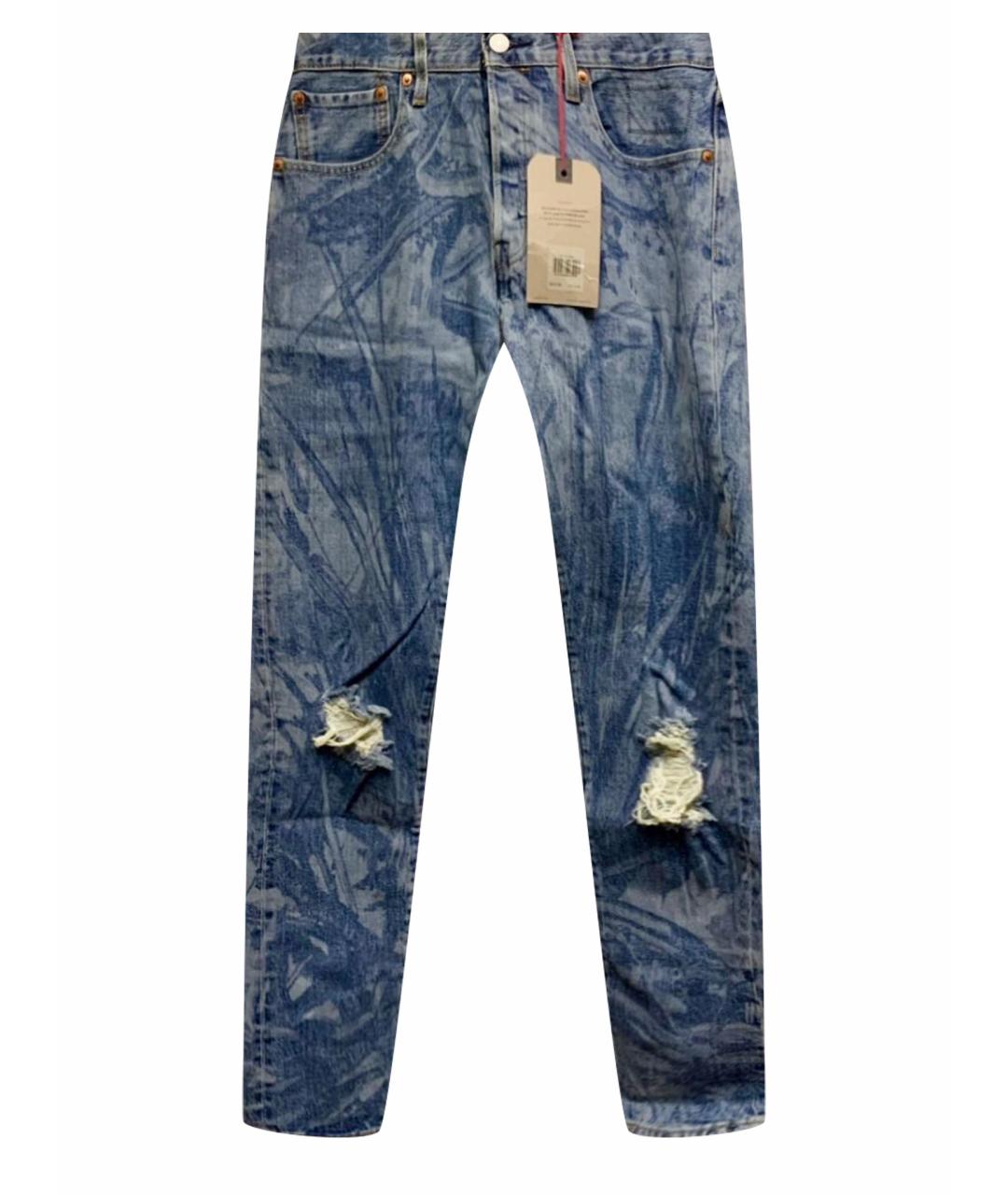 LEVI'S Голубые хлопковые джинсы, фото 1