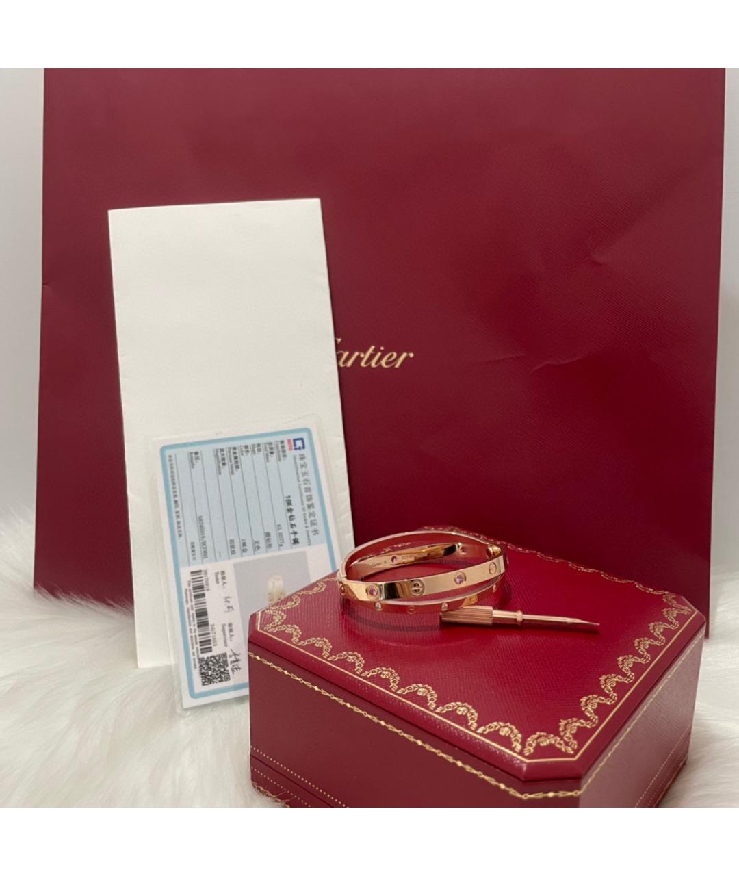 CARTIER Золотой браслет из розового золота, фото 6