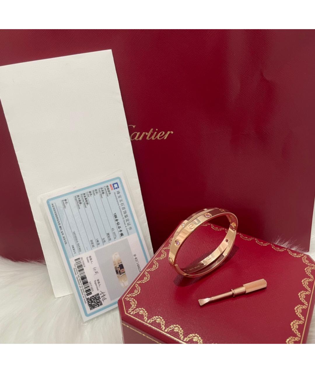 CARTIER Золотой браслет из розового золота, фото 3