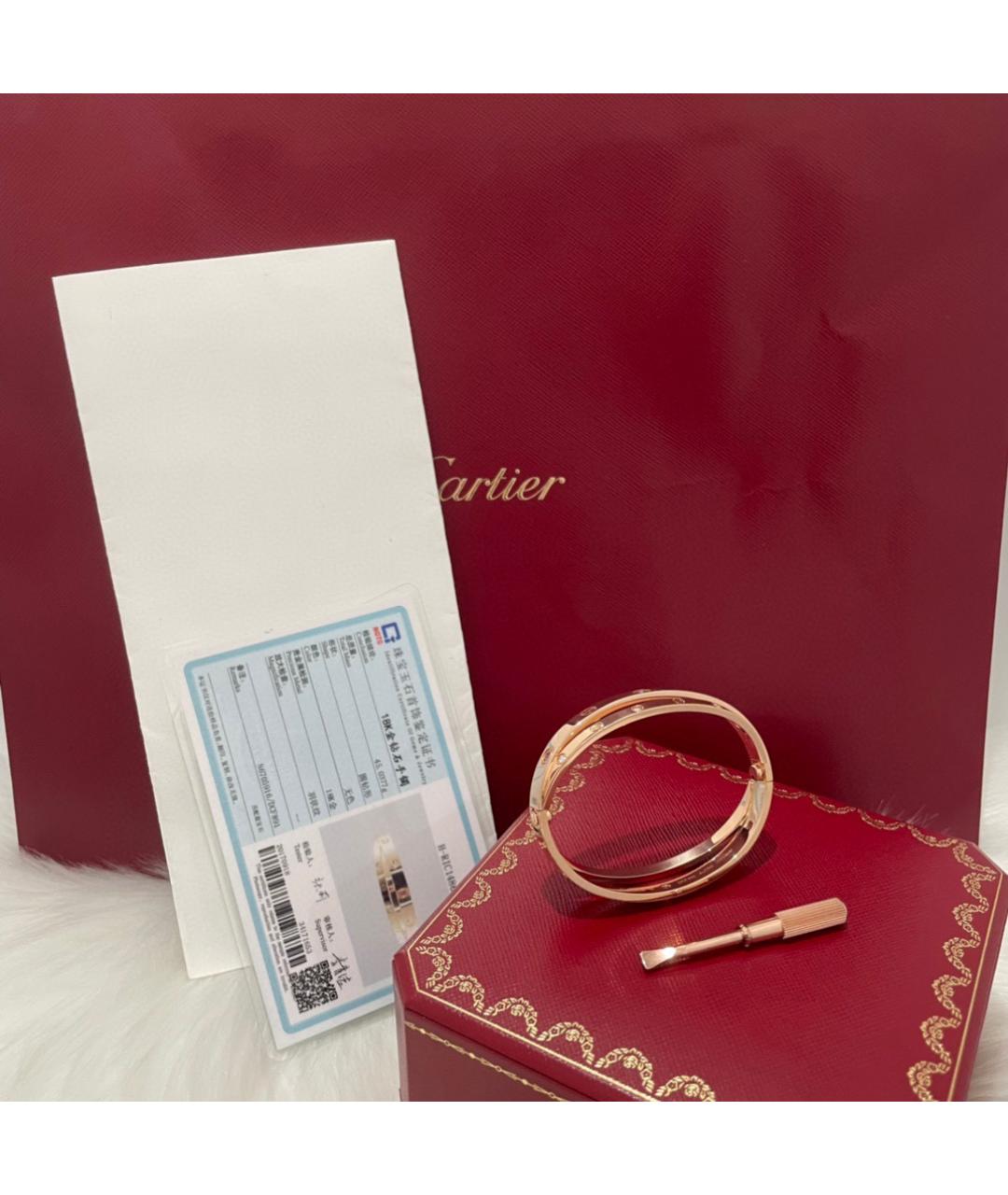 CARTIER Золотой браслет из розового золота, фото 5
