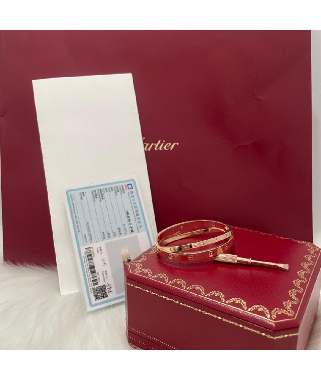 CARTIER Золотой браслет из розового золота, фото 7