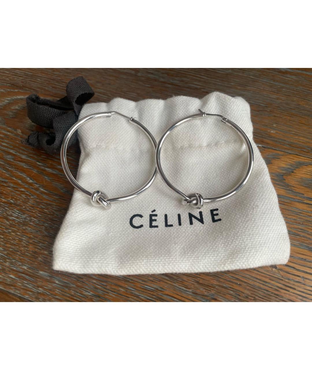 CELINE PRE-OWNED Серебряные серьги, фото 7