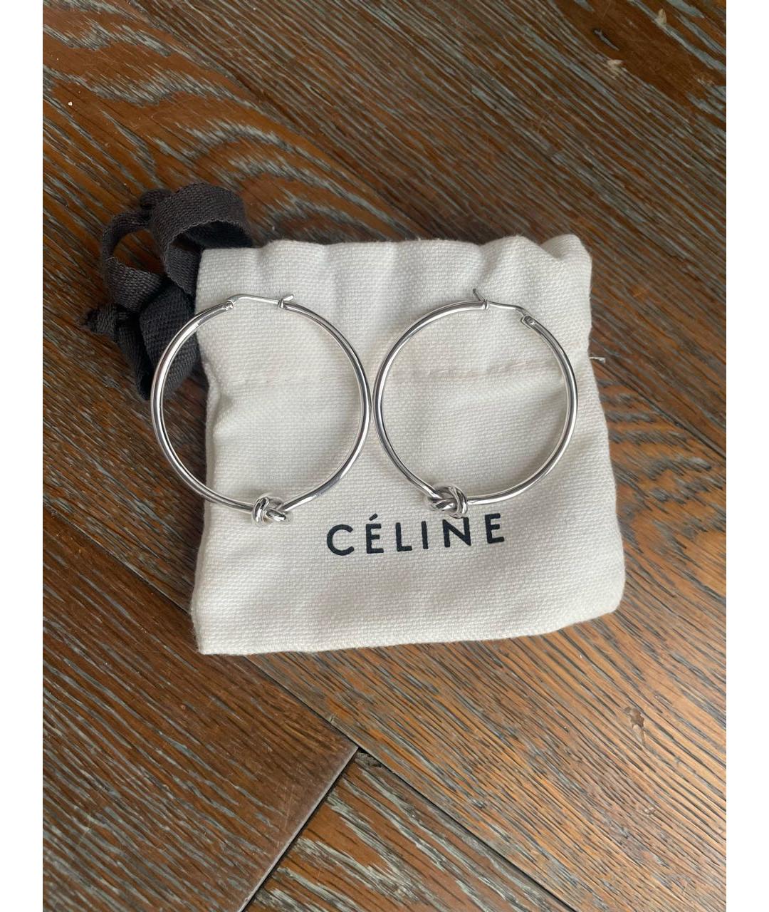 CELINE PRE-OWNED Серебряные серьги, фото 2