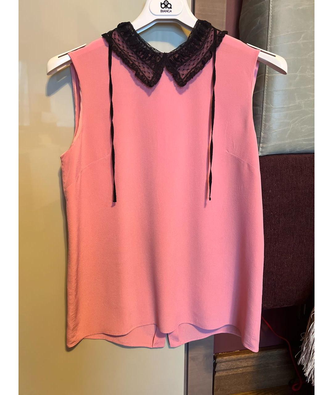 MIU MIU Розовая блузы, фото 6