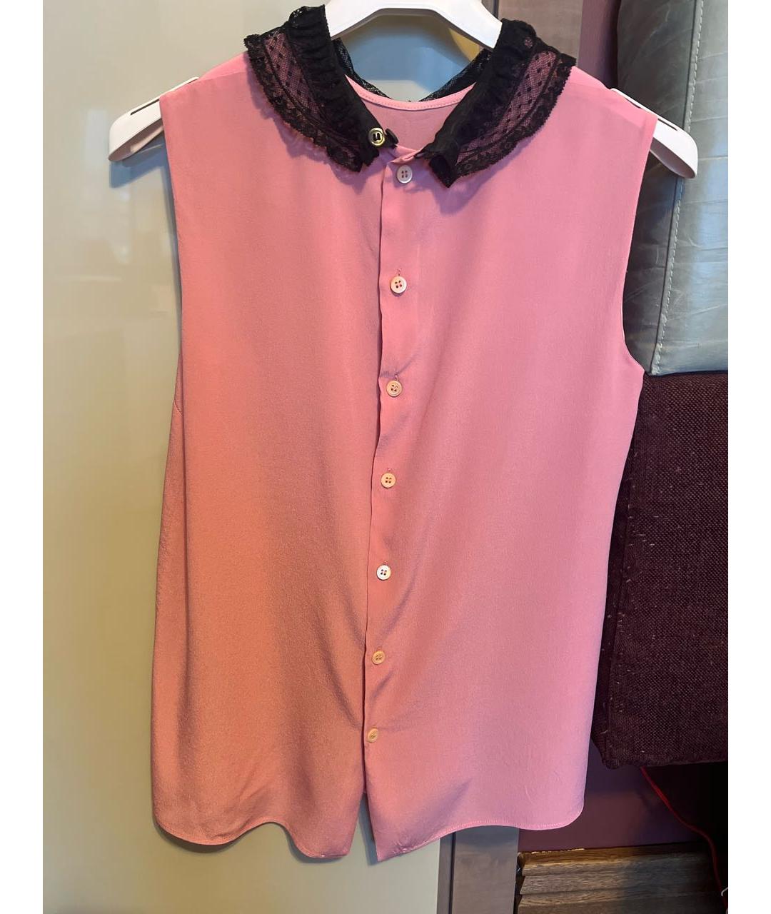 MIU MIU Розовая блузы, фото 2