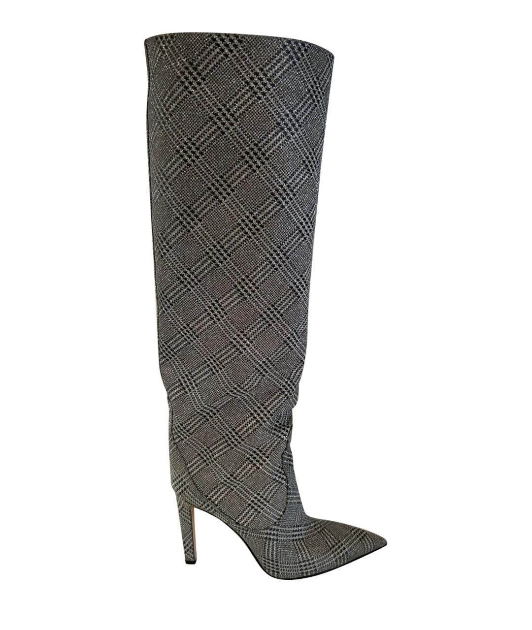 JIMMY CHOO Серебряные сапоги, фото 1