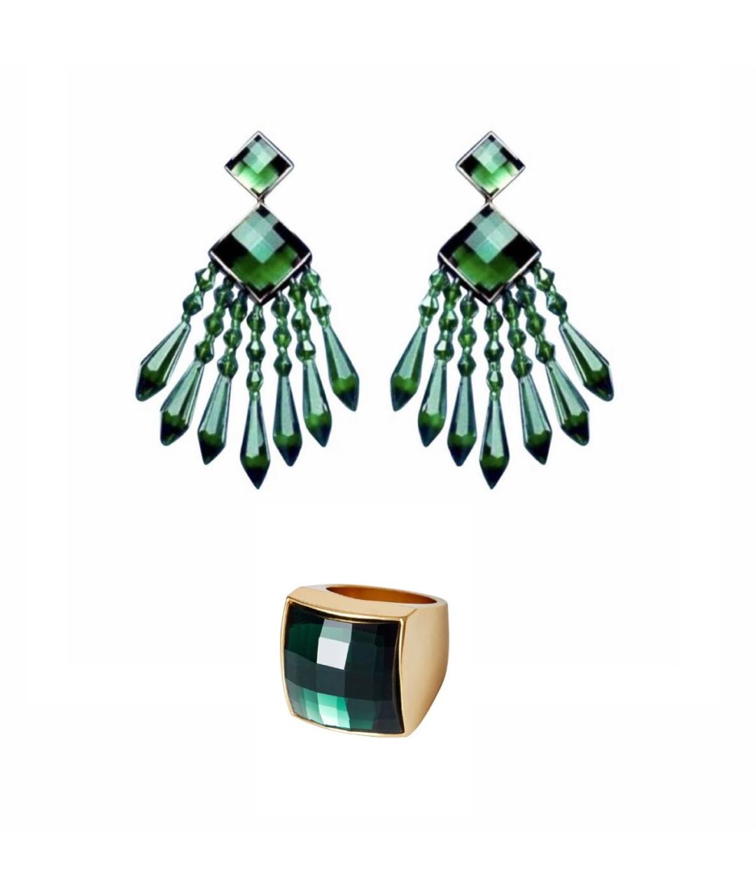 BALMAIN Золотой металлический комплект, фото 9