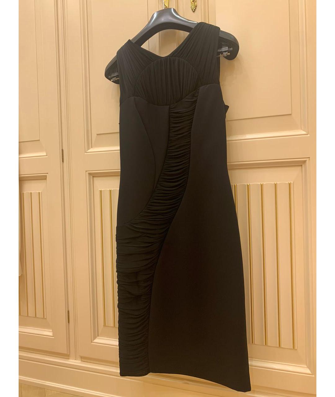 VERSACE Черное коктейльное платье, фото 7
