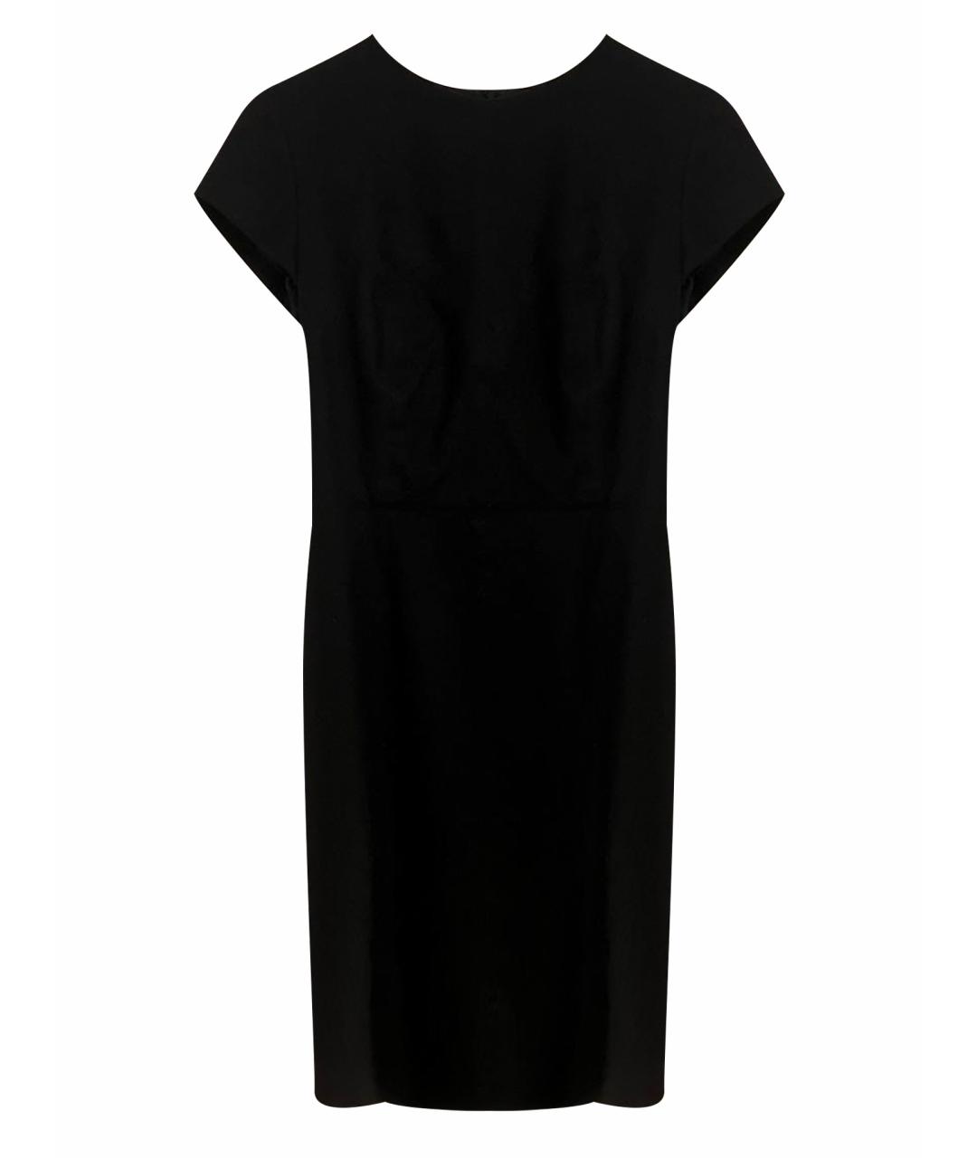 AZZARO Черное шерстяное повседневное платье, фото 1
