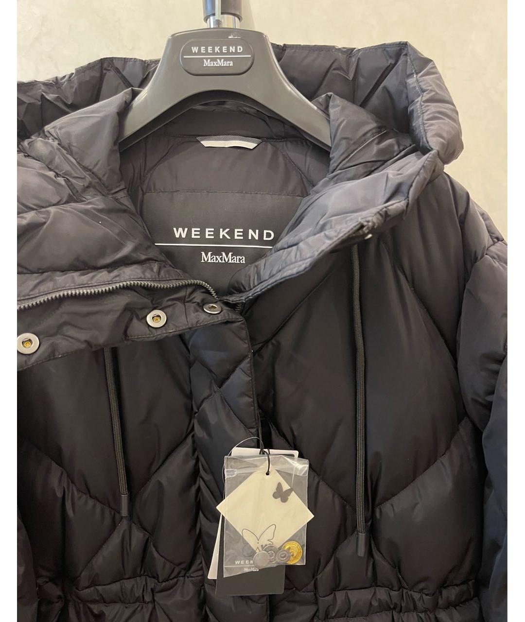 WEEKEND MAX MARA Черный пуховик, фото 3