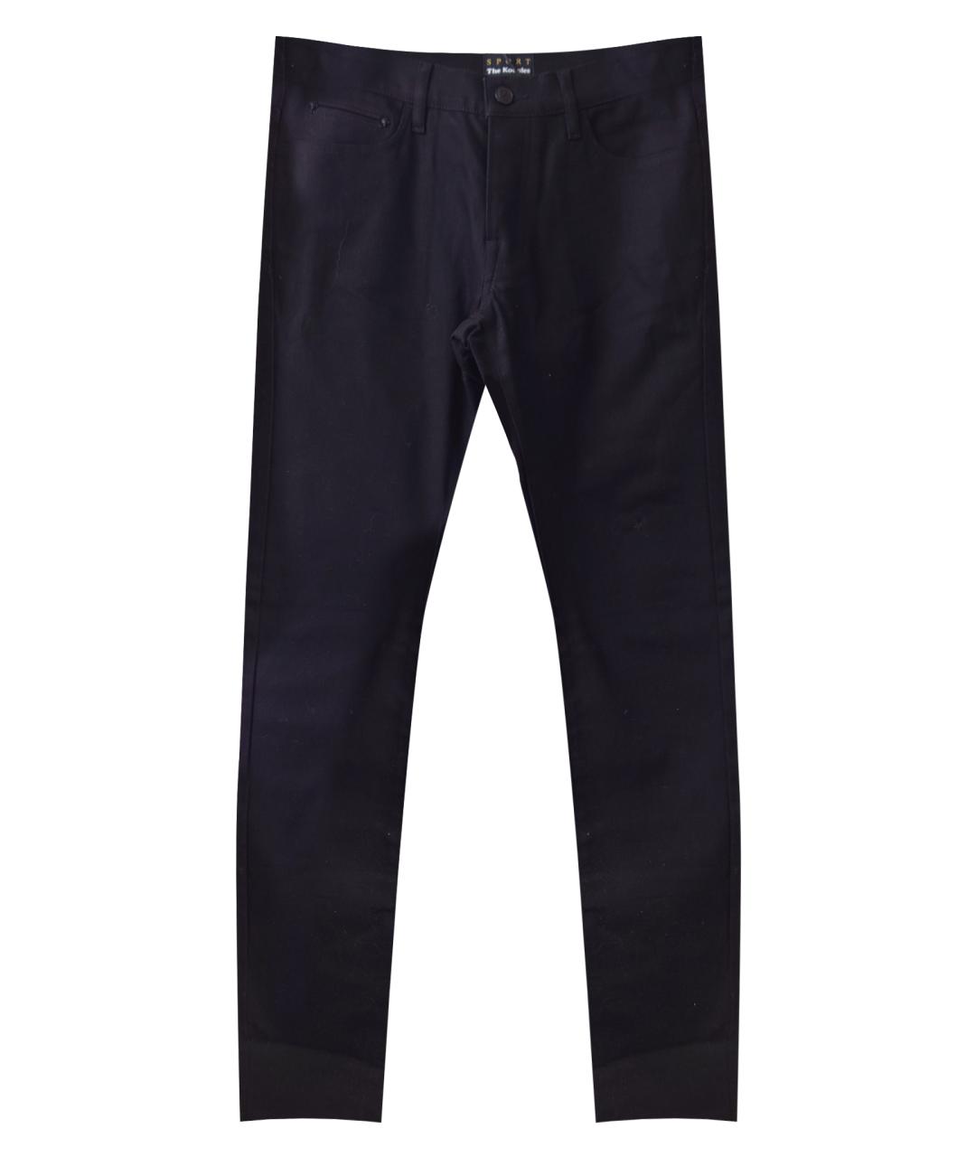 THE KOOPLES Черные хлопко-эластановые джинсы скинни, фото 1