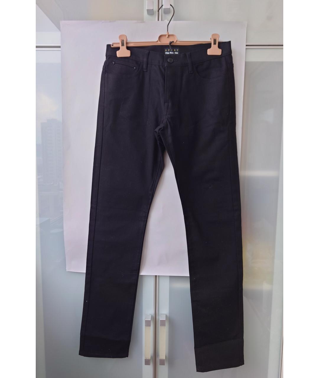 THE KOOPLES Черные хлопко-эластановые джинсы скинни, фото 6