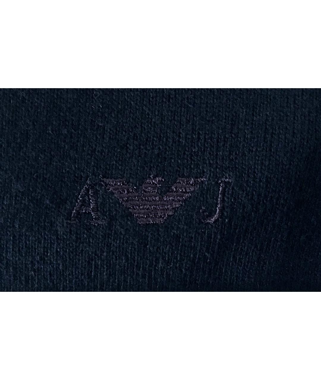 ARMANI JEANS Темно-синий джемпер / свитер, фото 4