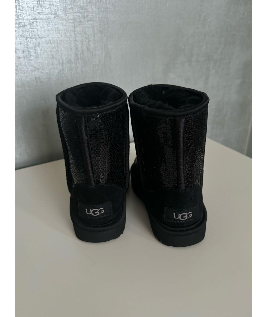 UGG AUSTRALIA KIDS Черные сапоги, фото 4