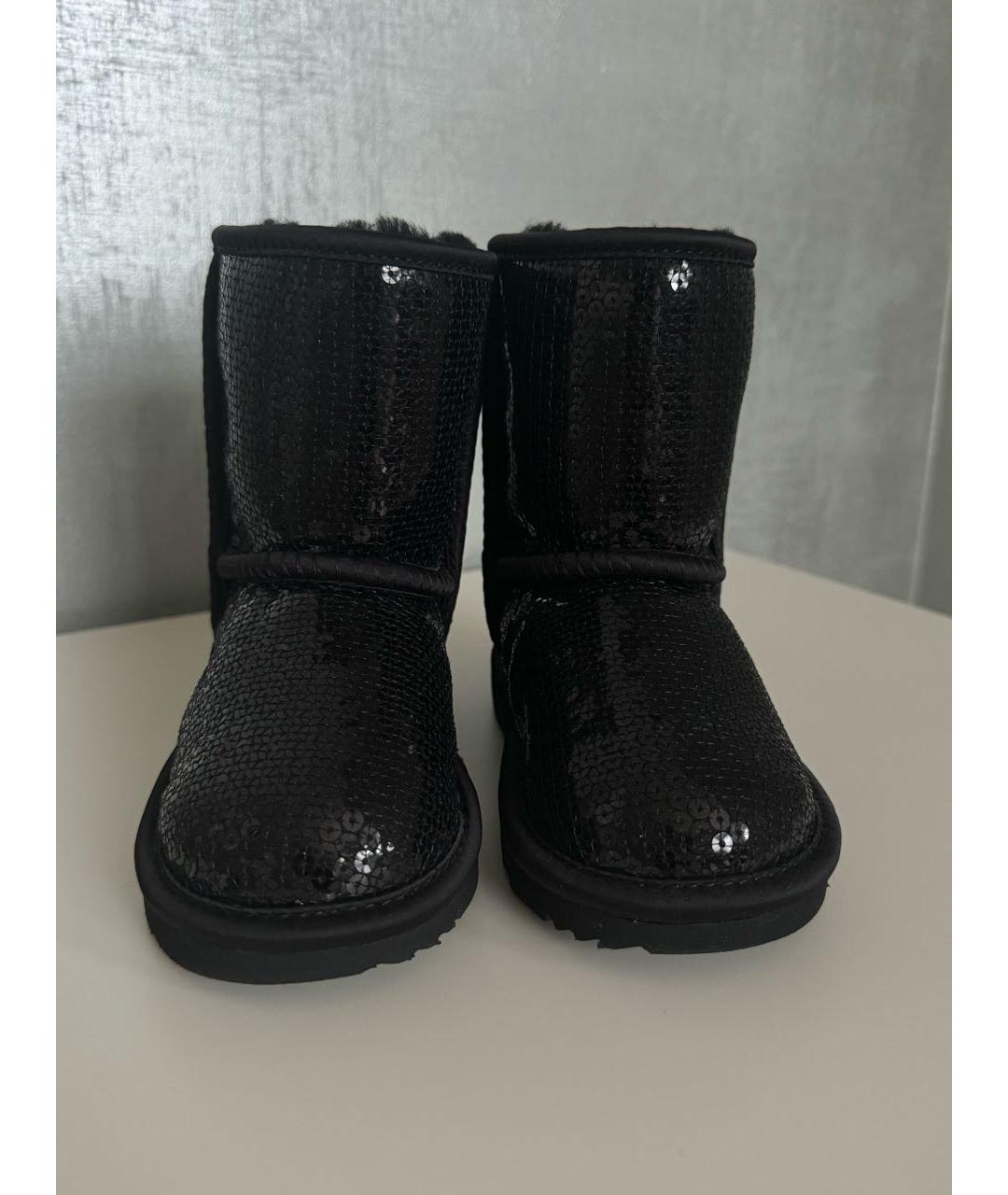 UGG AUSTRALIA KIDS Черные сапоги, фото 2