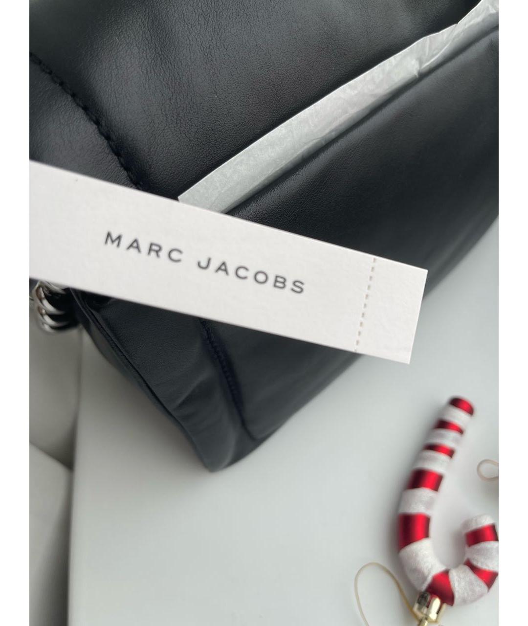 MARC JACOBS Черная кожаная сумка через плечо, фото 5