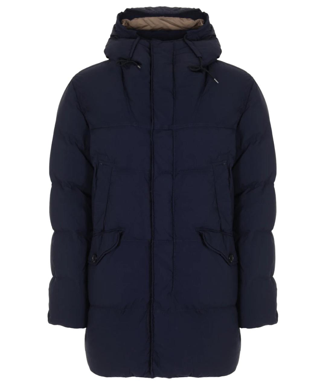 TEN C Синий пуховик, фото 1