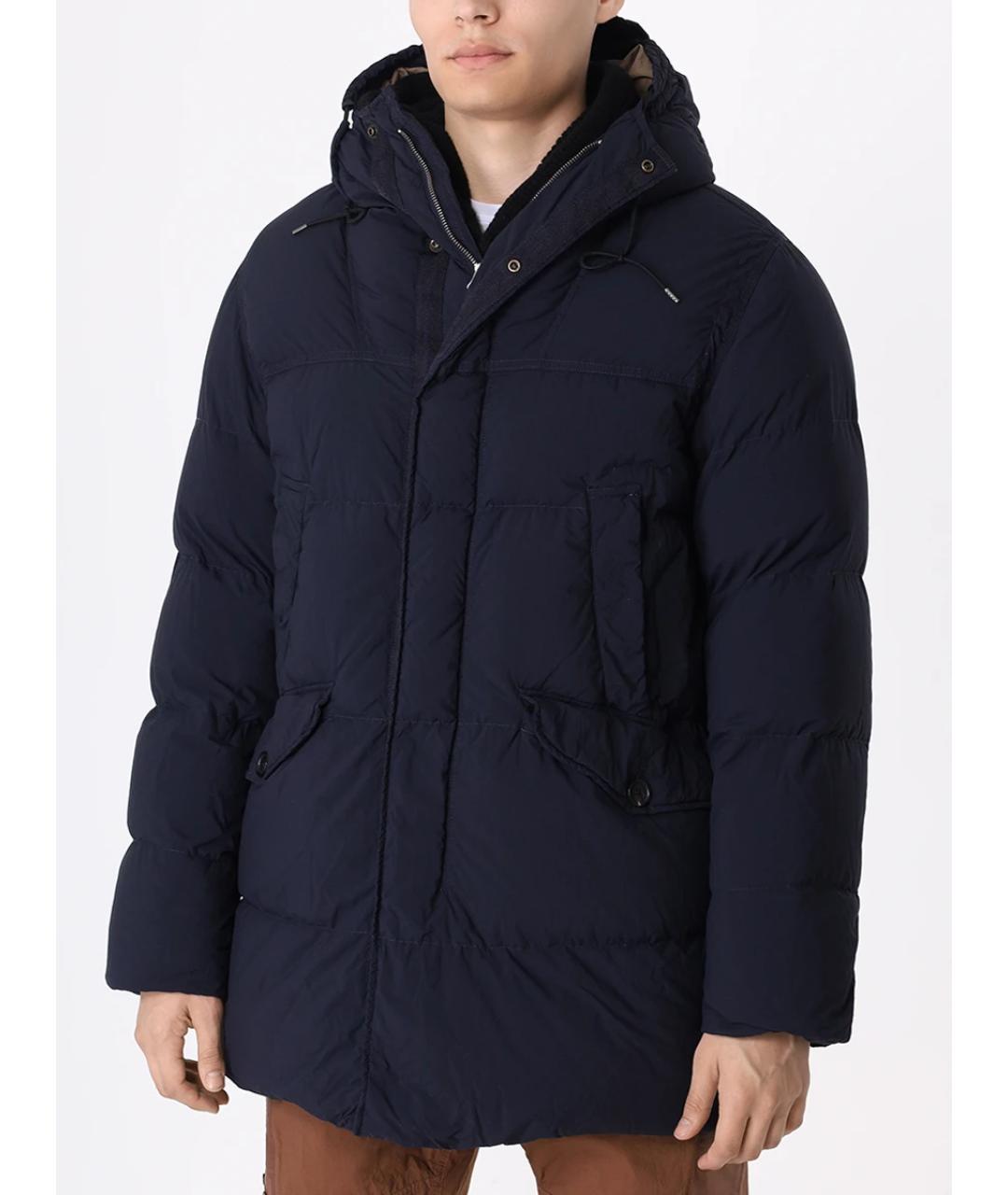 TEN C Синий пуховик, фото 4