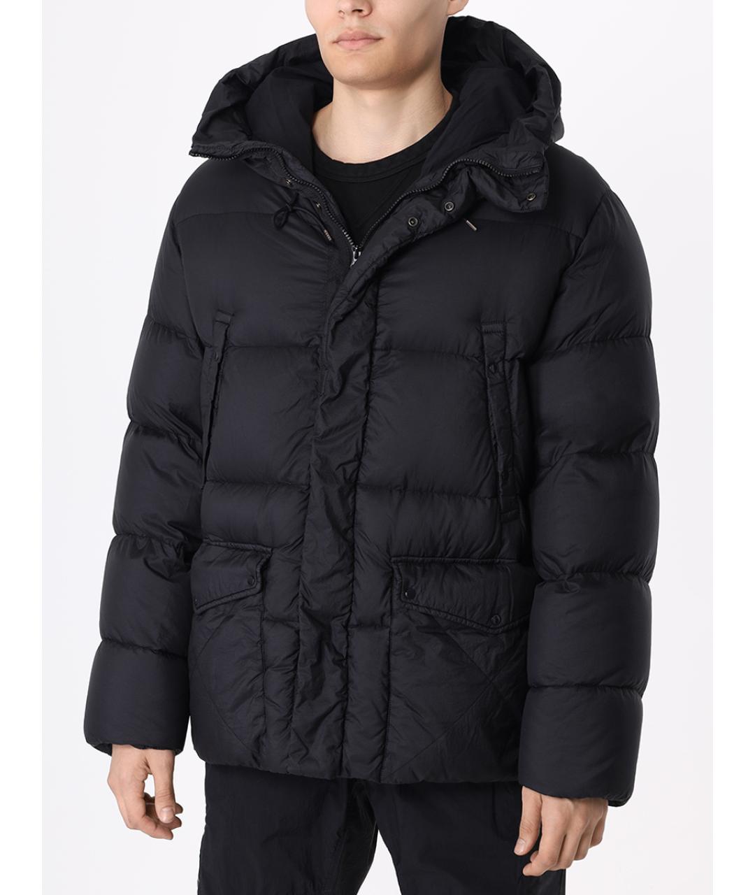TEN C Черный пуховик, фото 4